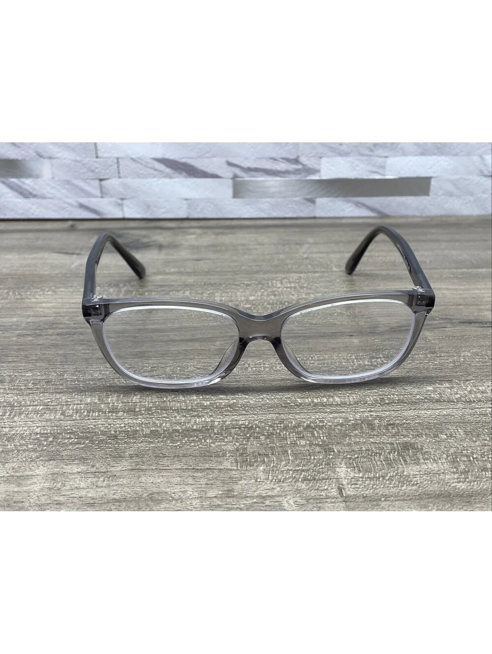 COACH HC6139U 5176 Womens Transparent Grey Rectangle 53-15-140